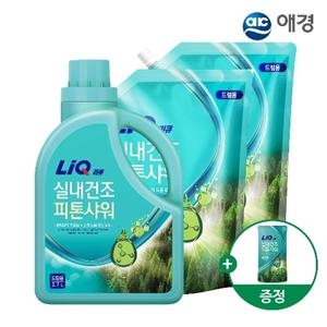 리큐 실내건조 피톤샤워 드럼용 2.7L + 리필 2.1L (본품1개+리필2개)_이미지