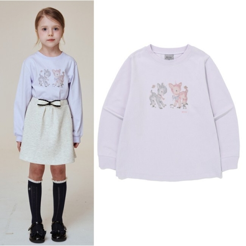 BEEN BA14TS02VI럭키 밤비 바이올렛 티셔츠