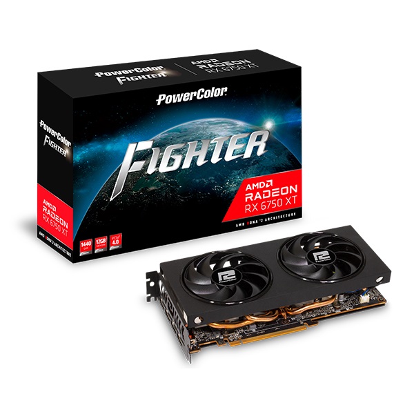 PowerColor �󵥿� RX 6750 XT Fighter D6 12GB �����Ƽ����