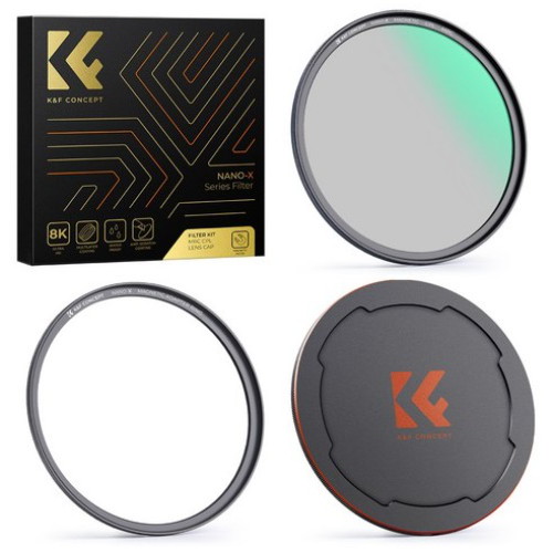 K&F Concept NANO-X-CPL 마그네틱 필터+링+렌즈캡 세트 해외구매 (72mm)_이미지