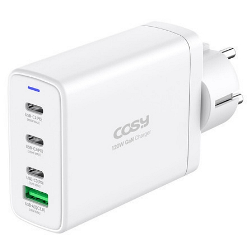 코시 PD PPS 120W 4포트 GaN 접지형 충전기 CGR2275PQ