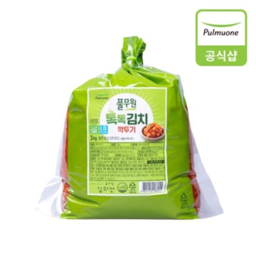  풀무원 톡톡 깍두기 3kg [1개]