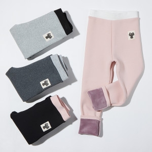 [불명] 스콕스 주니어 밍크 퍼 겨울 유아 기모 레깅스 쫄바지 JLS-02