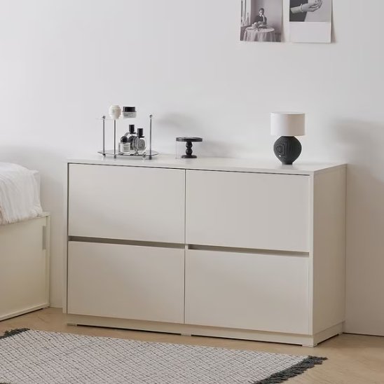 BIF보루네오 마르체 폴드 4단 와이드 서랍장 1200