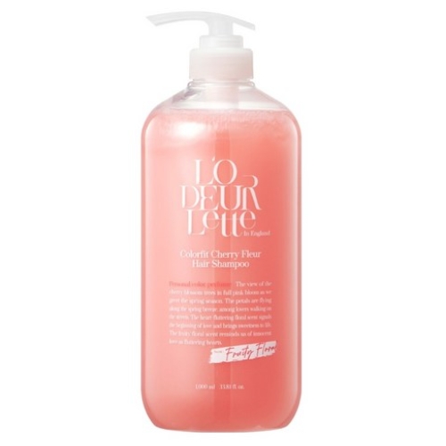 로더렛 인 잉글랜드 컬러핏 체리 플뢰르 헤어샴푸 1000ml (6개)_이미지