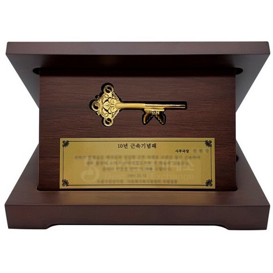 베스트금거래소 행운의 황금열쇠 3.75g (+우드케이스) (1개)_이미지