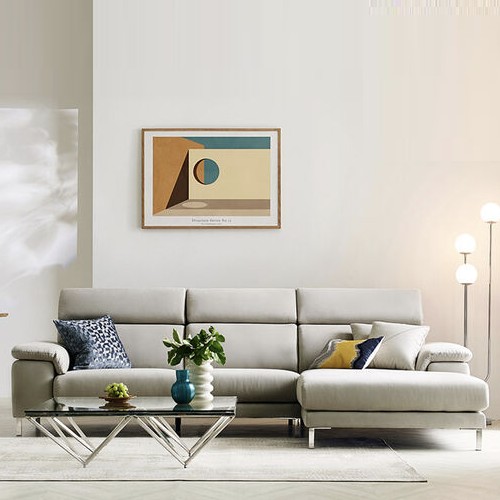 자코모  제이드 카우치 스위브 패브릭 소파 4인용