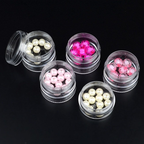 투  원형 5단 아크릴 악세사리 약 수납 케이스 소형