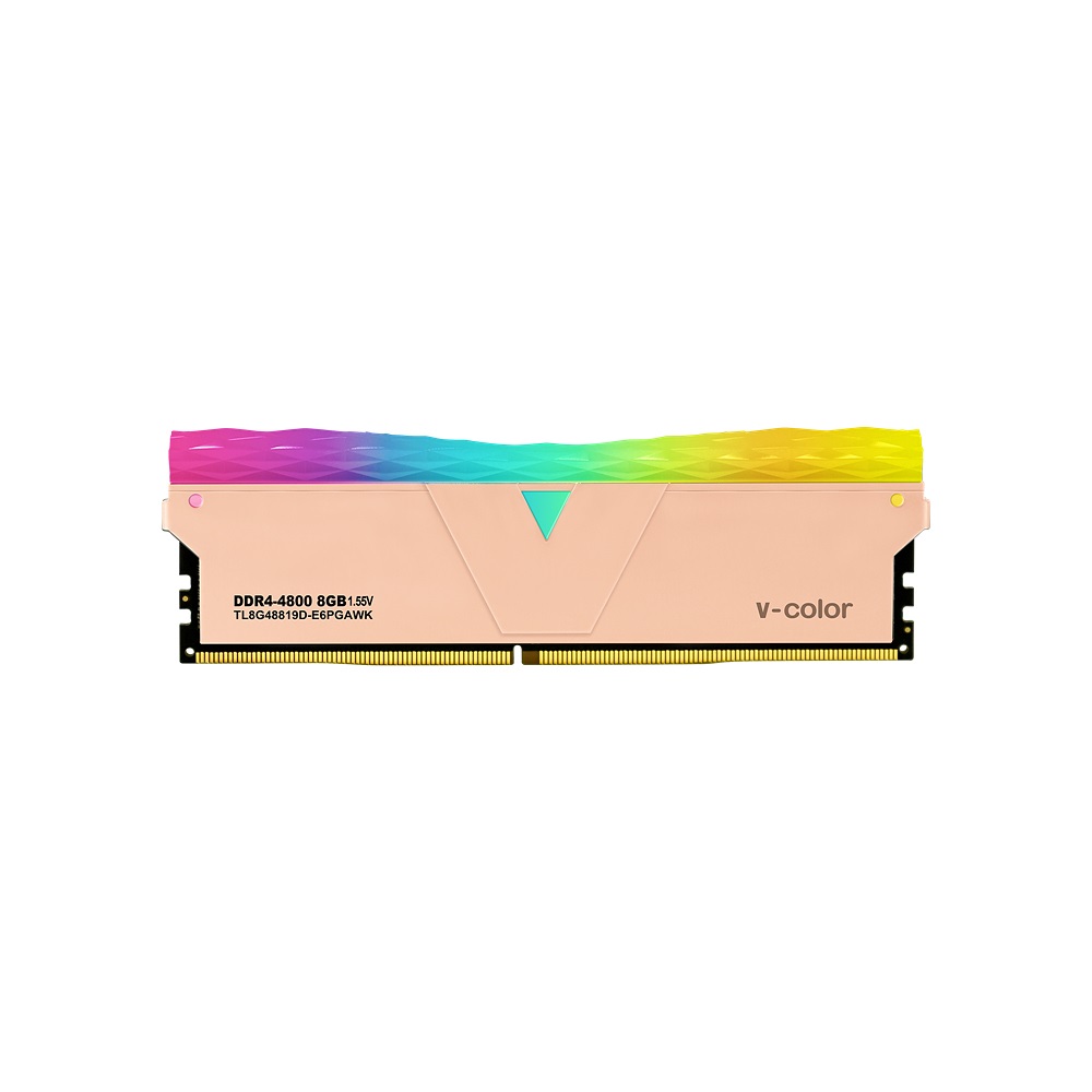 V-Color DDR4-4800 CL19 PRISM PRO RGB 골든아미스 패키지 (16GB(8Gx2))_이미지