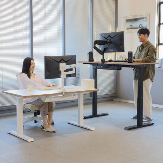 카멜마운트 핏쳐 프리미엄 보쉬모터 B1 2STEP 모션 스탠딩 책상 (1200x750)