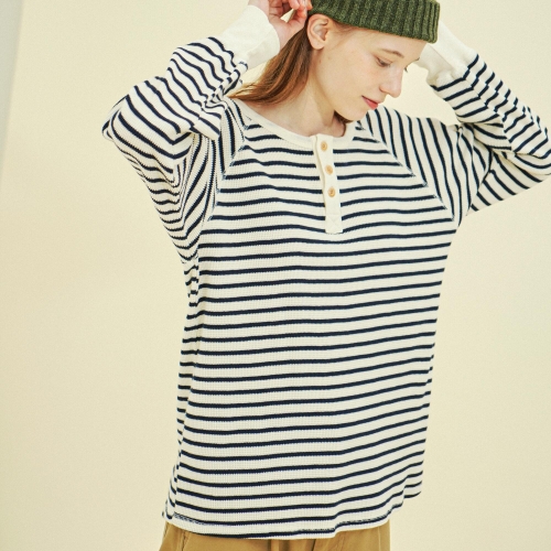 치키타 헨리넥 스웨트셔츠 ST와플 아이 243601TIV