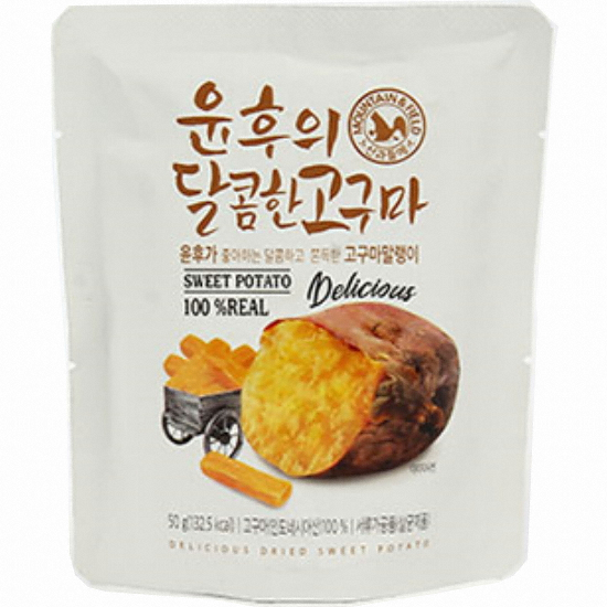 산과들에 윤후의 달콤한 고구마말랭이 50g (25개)