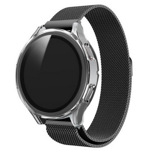 림스테일 갤럭시워치7 메탈 스트랩+액정보호형 풀커버 케이스 (40mm)_이미지