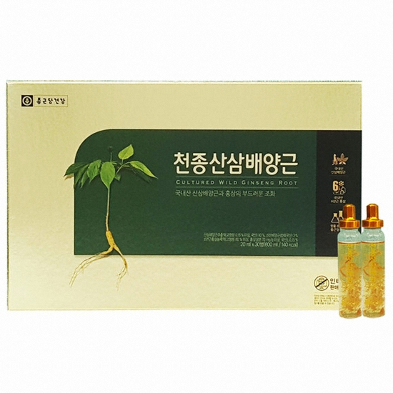 종근당건강 천종 산삼배양근 20ml 30병 (3개)