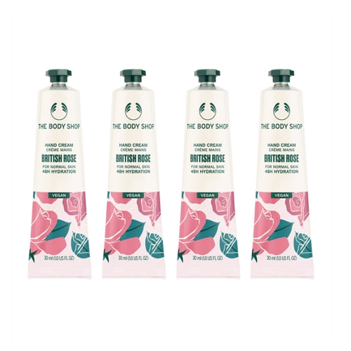 더바디샵 브리티쉬 로즈 핸드크림 30ml (4개)