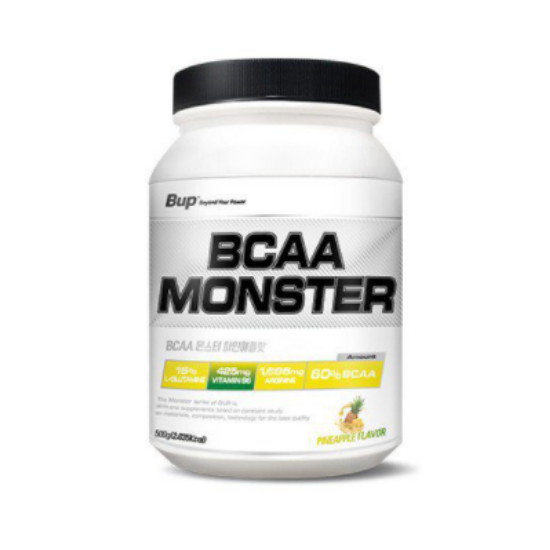 비유피  BCAA 몬스터 파인애플맛 500g (1개)