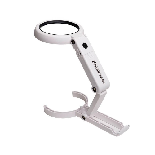 Prokit MA-025 접이식 휴대용 LED 확대경 스탠드이미지입니다. 누르면 해당 게시물로 새창이동합니다.