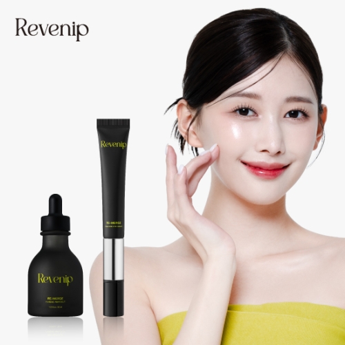 리베니프 리마지 더블 케어 세트 실프팅 앰플 50ml + 칼슘 아이크림 20ml_이미지
