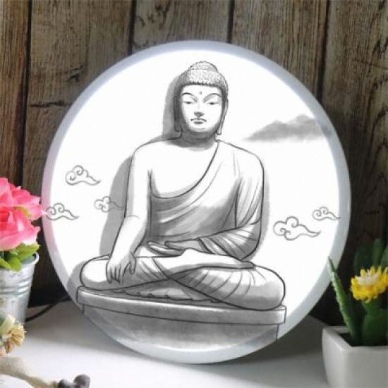 LED 석굴암 액자 무드등 45cm