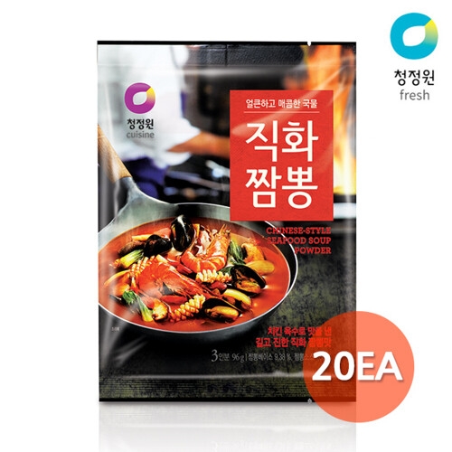 대상 청정원 직화짬뽕 분말 96g (20개)_이미지