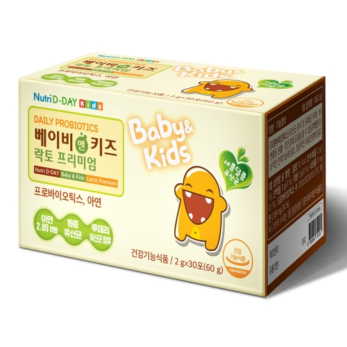  뉴트리디데이 베이비 앤 키즈 락토 프리미엄 유산균 2g 30포 [1개]