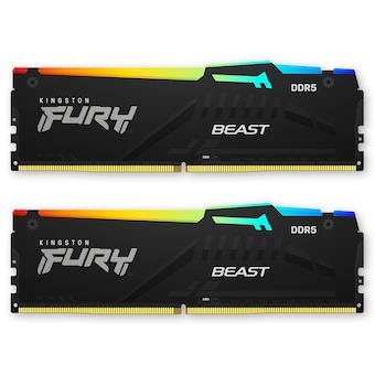 킹스톤 FURY DDR5-<b>6000</b> <b>CL30</b> Beast RGB 블랙 패키지 코잇