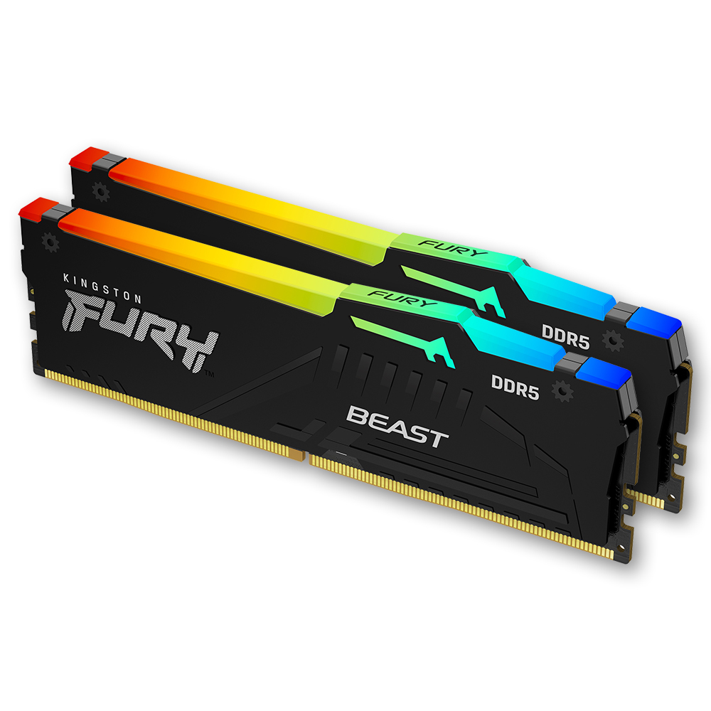킹스톤 FURY DDR5-6000 CL30 Beast RGB 블랙 패키지 코잇 (32GB(16Gx2))_이미지