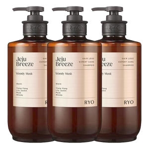 아모레퍼시픽 려 자양윤모 탈모증상케어 제주산들바람 샴푸 585ml (3개)