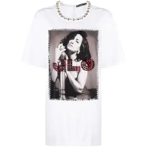 돌체앤가바나 J로 포토 프린트 티셔츠 F8R15ZG7C2K T