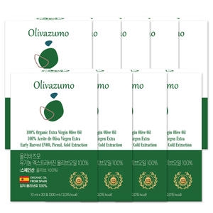엔에이치바이오 올리바즈모 유기농 엑스트라버진 올리브오일 스틱 300ml(10mlx30포) (9개)