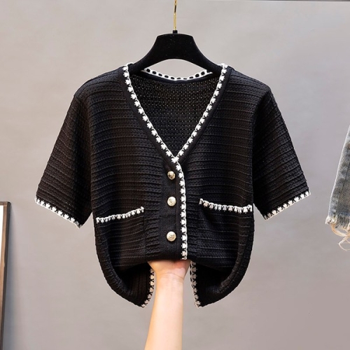 브이넥 냉장고 니트 자켓 mb0178_이미지