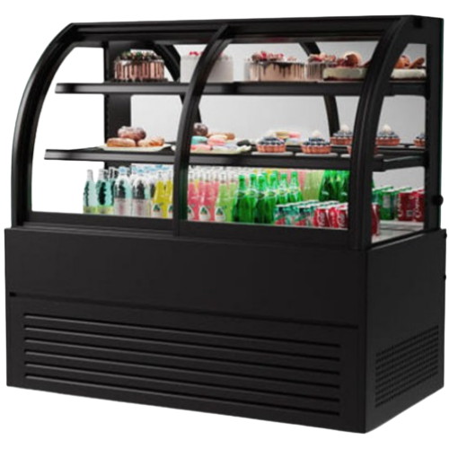 제과 라운드 쇼케이스 4단 앞문형 1800