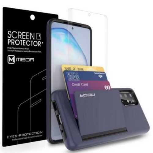 지엔에이컴퍼니 메오르 아이폰13 미니 트리플 카드 수납 범퍼 케이스+액정 보호필름_이미지