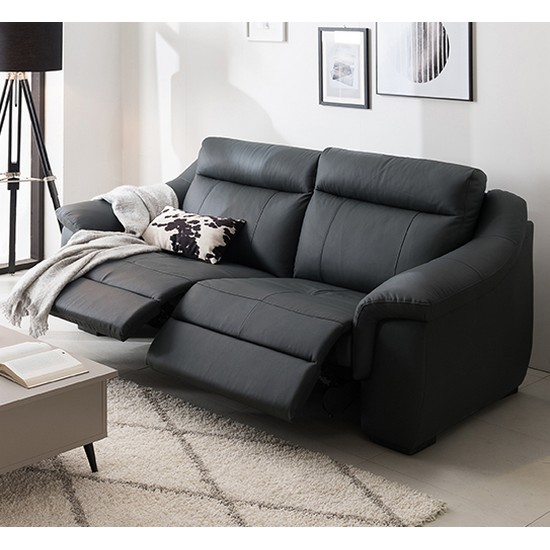 뉴 레가토 천연가죽 리클라이너 3인용