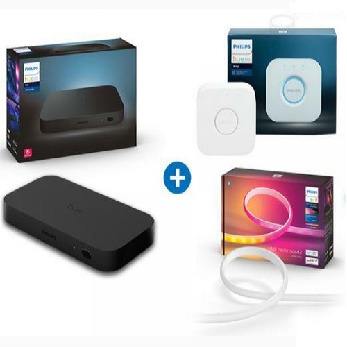 LED hue 그라디언트 스트립 2M+브릿지+HDMI 싱크박스
