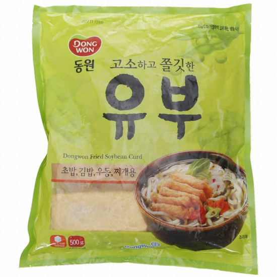 동원F&B 고소하고 쫄깃한 유부 500g (2개)