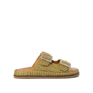 그레타 Alibi Alibi Slippers SS25 RAFIAOLIVE 2798879_이미지