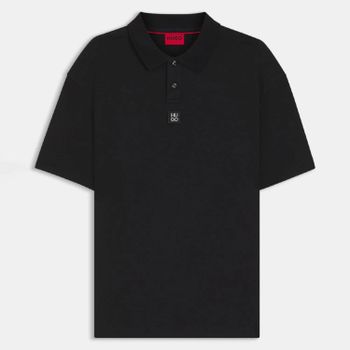 데아보노 D 스택 로고 폴로 셔츠 블랙 152942019