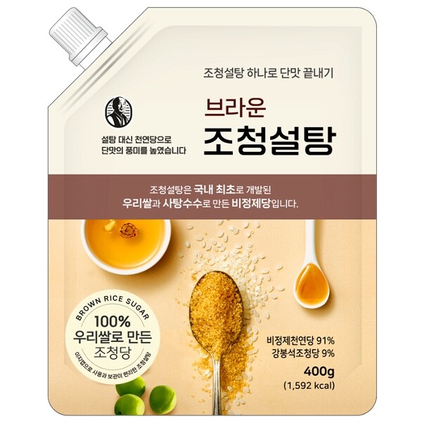 강봉석조청 브라운 조청설탕 400g