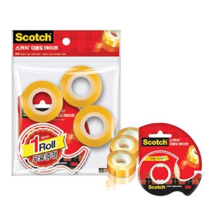 3M 스카치 550 다용도테이프 3+1 522D+550R 리필 12mm X 20m_이미지
