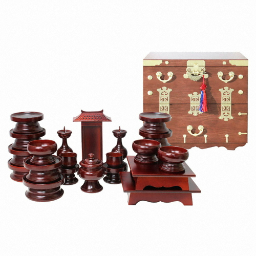 박씨상방 남원 오리목 실용제기 23P (+제기함(왕관메이플))