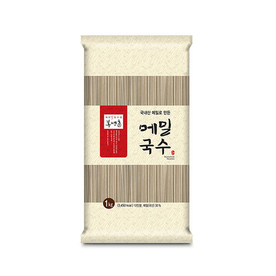 봉평농원 메밀국수 봉투형 1kg (1개)