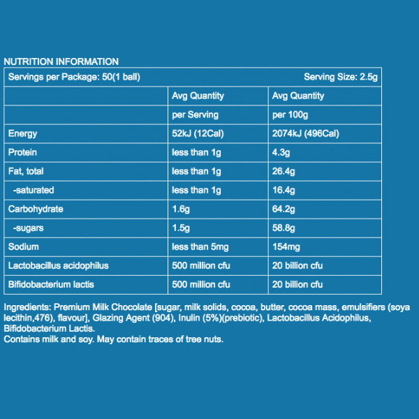 네이쳐스웨이 키즈 스마트 프로바이오틱 초코볼 50정 (해외) (3개)_이미지