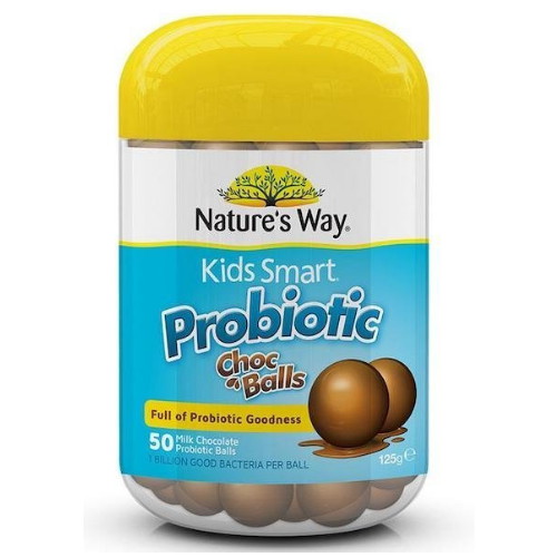 네이쳐스웨이 키즈 스마트 프로바이오틱 초코볼 50정 (해외) (3개)_이미지