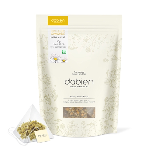 다비앙 유기농 캐모마일 삼각망 20티백 (1개)