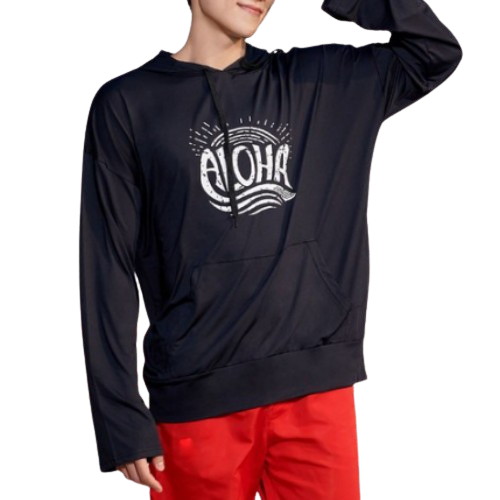 벤디스 공용 몰디브 후드 커플 래쉬가드 상의 C274_이미지