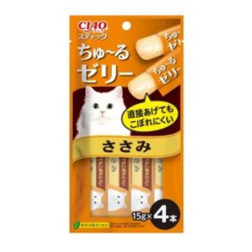 캣 챠오스틱 츄르젤리 닭가슴살 TSC-123 60g (15g x 4p)