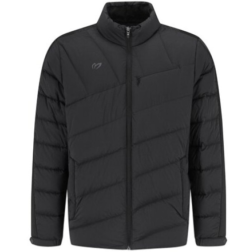  마스터바니에디션 엠보 로고 라인 구스다운 점퍼 411D4JP509_BK