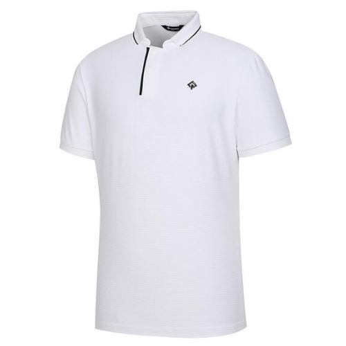 레노마골프 조직감 변형 카라 반팔 티셔츠 RMTPM2106 (101, 화이트)_이미지