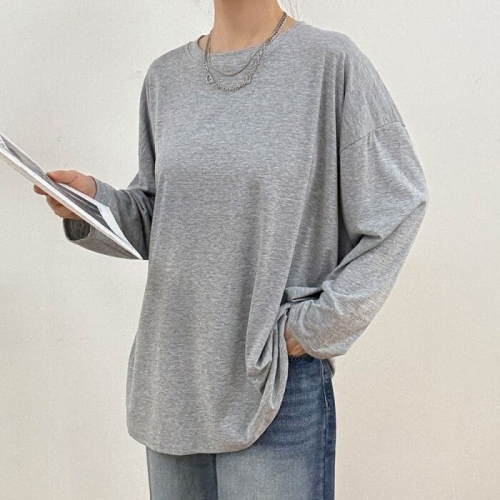 나야홍 아이우먼 라인패턴포인트티셔츠 BAV326M509 빅사이즈